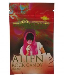20A3DABF-AFDF-4170-94BF-E91E39C8EA62 Alien Rock Candy (Hybrid) - Diamond Extracts Shatter 1 Gram - Image 1
