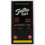 Milk Chocolate Sativa 1200mg Shatter Bar