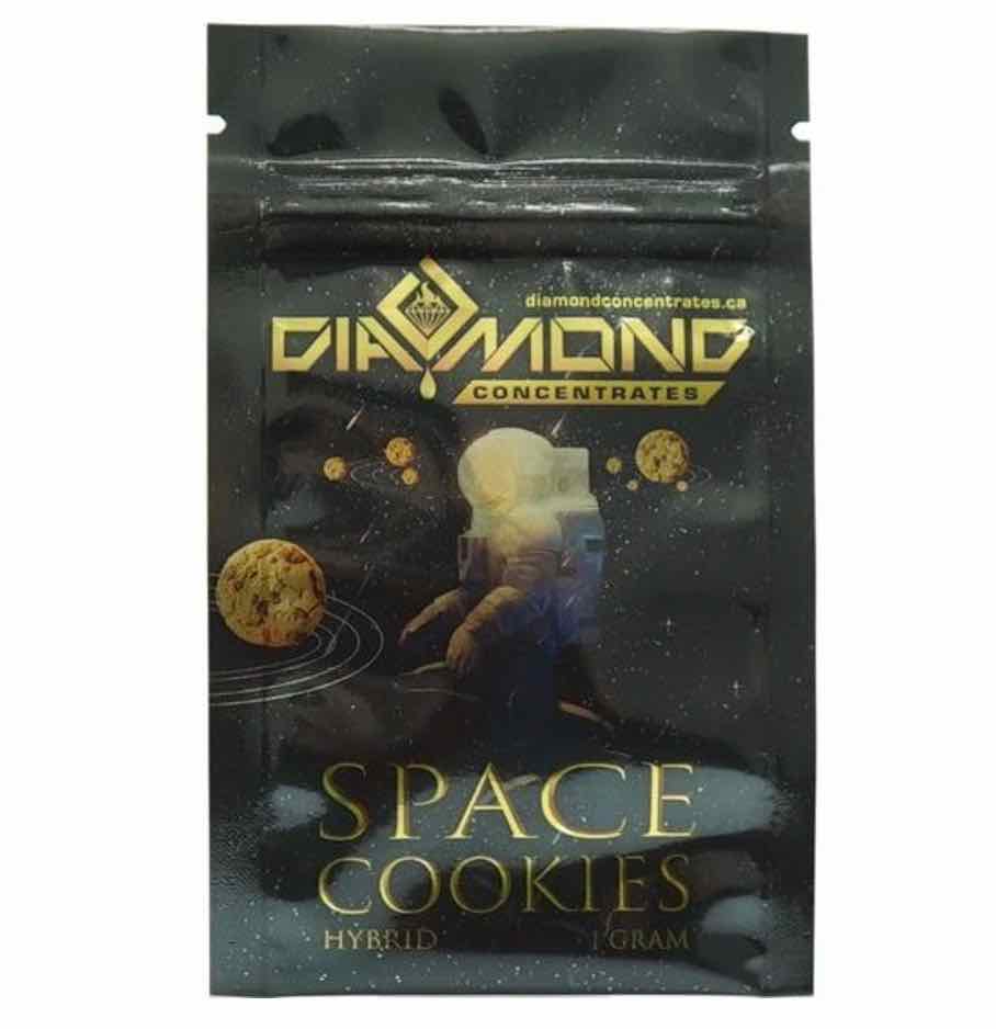 339BC024-98C2-4A24-908E-0B7B7706DBA6 Space Cookies (Hybrid) - Diamond Extracts Shatter 1 Gram - Image 1