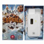 Burn Disposable Vapes – Cookies and Cream (Hybrid) (2 Gram)