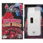 Burn Disposable Vapes – Strawberry Sour Diesel (Hybrid) (2 Gram)