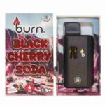 Burn Disposable Vapes – Black Cherry Soda (Indica) (3 Gram)