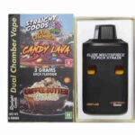 Straight Goods Dual Chamber Vape – Candy Lava x Coffee Butter Cream (3 Grams + 3 Grams)