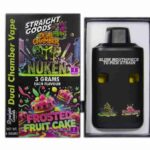 Straight Goods Dual Chamber Vape – Nuken + Frosted Fruit Cake (3 Grams + 3 Grams)