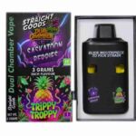 Straight Goods Dual Chamber Vape – Saskatoon Berries + Tripy Tropy (3 Grams + 3 Grams)