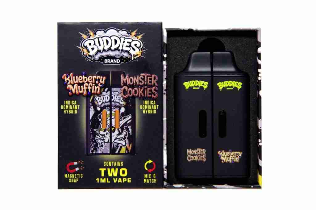 IMG_4910 Buddies Brand by Straight Goods – Blueberry Muffin + Monster Cookies (1ml + 1ml) - Image 1