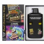 Straight Goods Dual Chamber Vape – Dubai Chocolate + Pina Colada (3 Grams + 3 Grams)